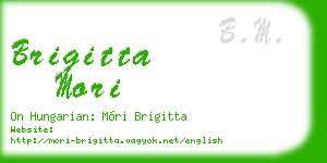 brigitta mori business card